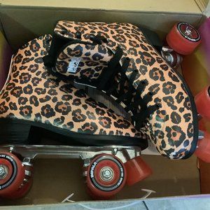 SUPER CUTE GROOVY - Impala Rollerskates LEOPARD PRINT NEW!!! Size 9 (US)